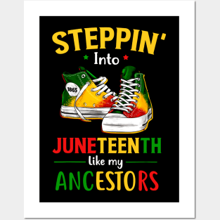 Stepping Juneteenth Ancestors Posters and Art